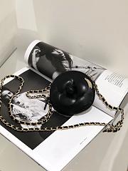 Chanel Camellia Black Pouch Size 11 × 11 × 4 cm - 1