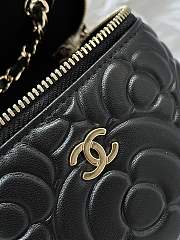 Chanel Camellia Box Black Size 10 × 9 × 7.5 cm - 2