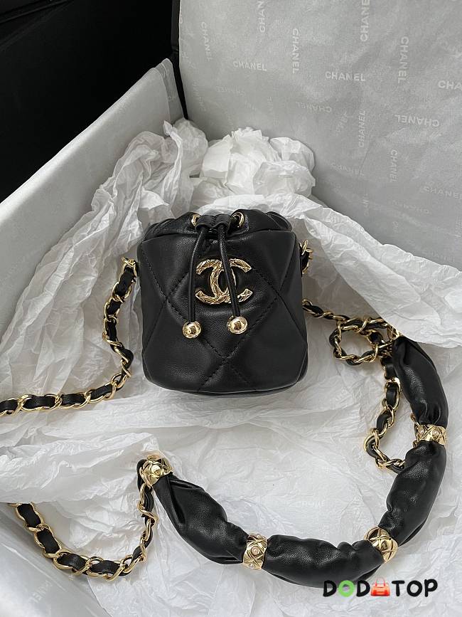 Chanel Mini Bucket Bag Black Size 19 × 9 cm - 1