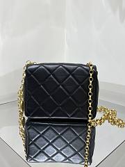 Chanel Flap Chain Bag Black Size 16 x 19.5 x 7 cm - 5