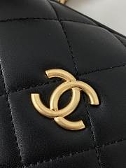 Chanel Small Round Box Black Size 18 x 15 x 10.5 cm - 6
