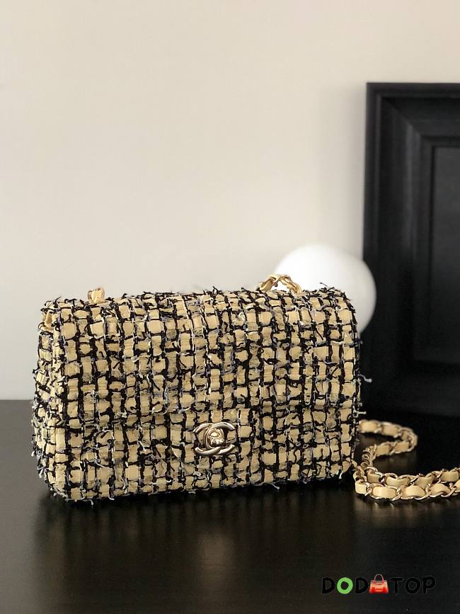 Chanel Woven Wool CF Size 20 × 10 × 7 cm - 1