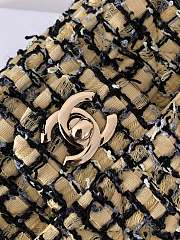 Chanel Woven Wool CF Size 20 × 10 × 7 cm - 5