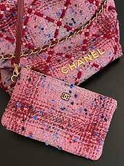 Chanel 22K Woolen Garbage 01 Size 39 x 42 x 8 cm - 4