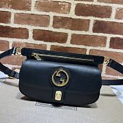 Gucci G Blondie Belt Bag Black Size 24 x 4 x 5 cm - 1