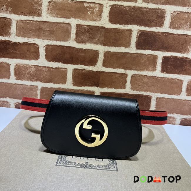  Gucci Blondie Belt Bag In Black Leather Size 21.5 x 13 x 4.5 cm - 1