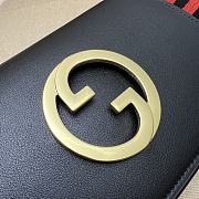  Gucci Blondie Belt Bag In Black Leather Size 21.5 x 13 x 4.5 cm - 2