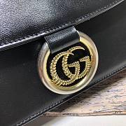 Gucci GG Ring Shoulder Bag Black Size 24 × 16 × 6 cm - 3