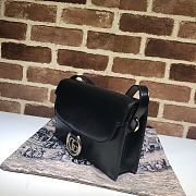 Gucci GG Ring Shoulder Bag Black Size 24 × 16 × 6 cm - 2