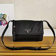 Prada Small Padded Re-Nylon Shoulder Black Bag Size 16 x 11 x 23 cm - 1