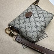 Gucci Messenger Bag With Interlocking G Brown Size 16 x 13.5 x 3.5 cm - 5