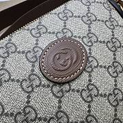 Gucci Messenger Bag With Interlocking G Brown Size 16 x 13.5 x 3.5 cm - 3