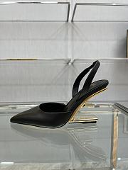Fendi First Slingback Shoes Black/White - 4