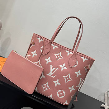 Louis Vuitton Neverfull MM Pink Size 31 x 28 x 14 cm