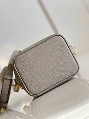 Louis Vuitton LV Nano Noé Bucket Handbag Gray Size 13 x 16 x 10 cm - 4