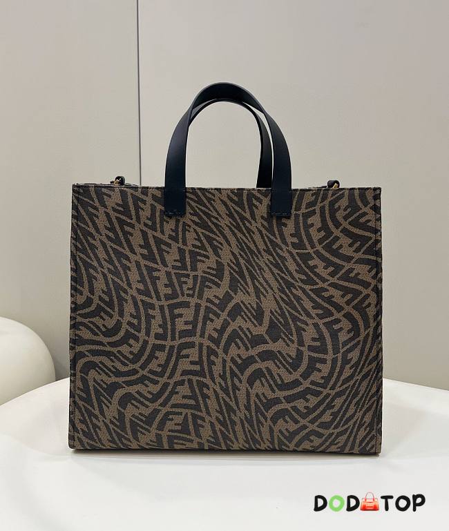 Fendi Glazed Canvas Bag Size 39 x 19 x 35 cm - 1