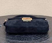 Fendi Baguette Shoulder Bag Black Size 25 x 4 x 12 cm - 6