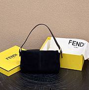 Fendi Baguette Shoulder Bag Black Size 25 x 4 x 12 cm - 2