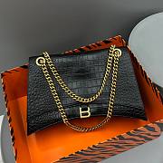 Balenciaga Crocodile Black Chain Bag Size 40 x 25 x 15 cm - 1