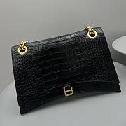 Balenciaga Crocodile Black Chain Bag Size 40 x 25 x 15 cm - 3