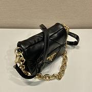 Prada System Nappa Patchwork Shoulder Bag Black Size 21 x 15 x 6.5 cm - 4