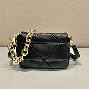 Prada System Nappa Patchwork Shoulder Bag Black Size 21 x 15 x 6.5 cm - 3