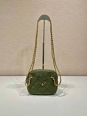 Prada Paffuto Padded Shoulder Bag Olive Size 19 x 14 x 6 cm - 1