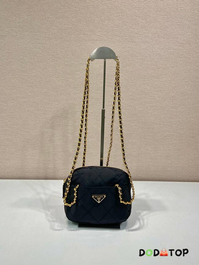 Prada Paffuto Padded Shoulder Bag Black Size 19 x 14 x 6 cm - 1
