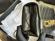 Chanel Vintage Classic Medium Black Bag Size 15 x 21 x 8 cm - 3