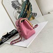 Chanel CF Mini Pink Size 17 cm - 5