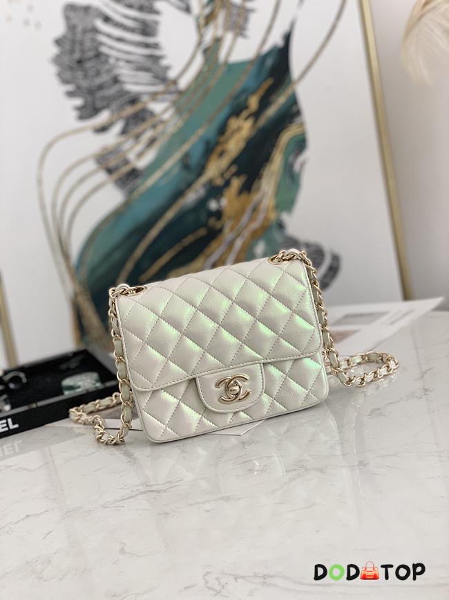 Chanel CF Chain Flap Bag Classic Pearl 02 Size 17 cm - 1