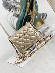 Chanel CF Chain Flap Bag Classic Pearl Golden 01 Size 17 cm - 4