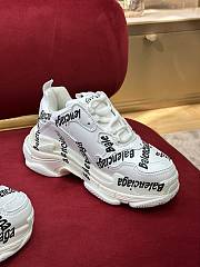 Balenciaga Sneakers Black/White - 6