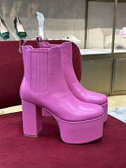 Valentino Boots Black/White/Pink - 3