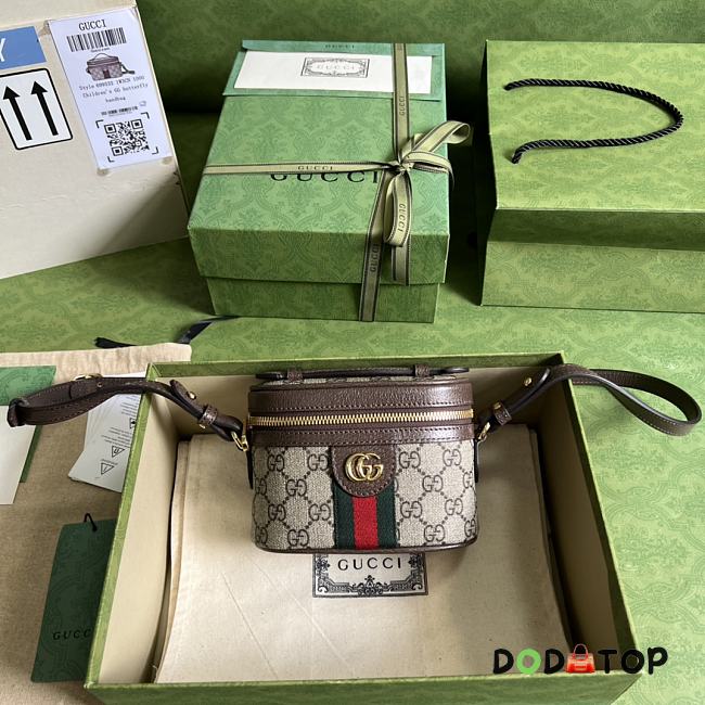 Gucci Women's Natural Ophidia GG Top Handle Mini Bag Size 15.5 cm - 1