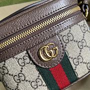Gucci Women's Natural Ophidia GG Top Handle Mini Bag Size 15.5 cm - 2