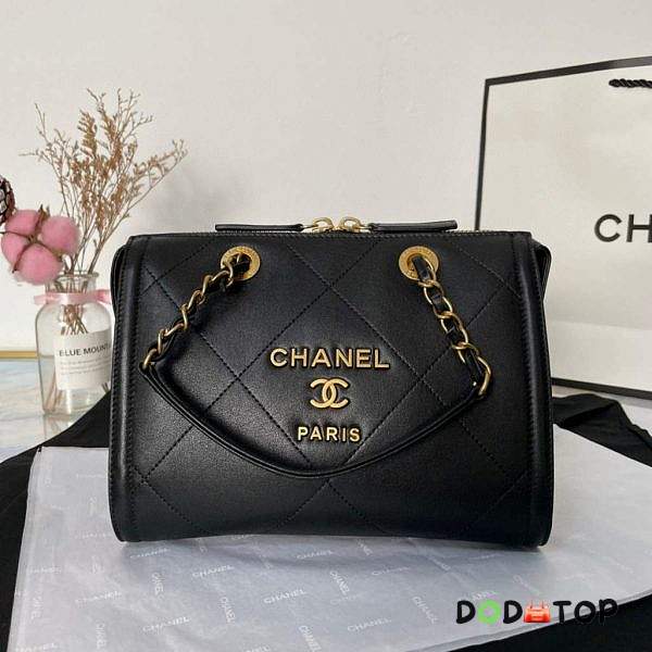 Chanel AS2749 Small Bowling Bag Black Size 15 × 22.5 × 13 cm - 1