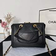 Chanel AS2749 Small Bowling Bag Black Size 15 × 22.5 × 13 cm - 3