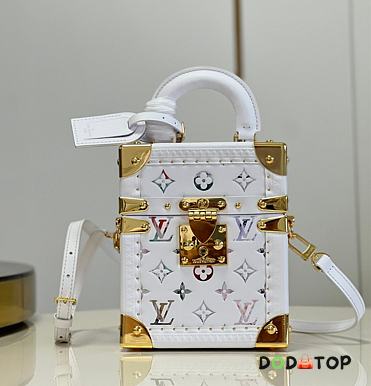 Louis Vuitton LV Camera Box White Size 16 x 13 x 7.5 cm - 1
