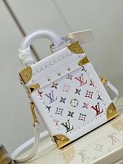 Louis Vuitton LV Camera Box White Size 16 x 13 x 7.5 cm - 5