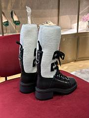 Dior Boots Black/White - 6