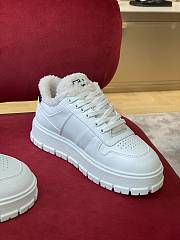Prada Wool White Sneakers  - 6