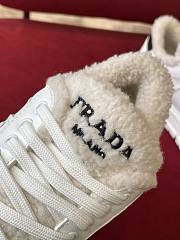 Prada Wool White Sneakers  - 3