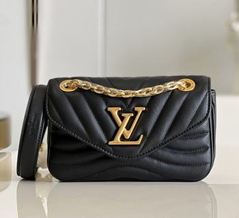 Louis Vuitton New Wave Chain Bag PM Black Size 21 x 12 x 9 cm