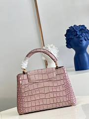 Louis Vuitton Capucines BB Pink Size 27 x 18 x 9 cm - 4