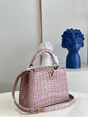 Louis Vuitton Capucines BB Pink Size 27 x 18 x 9 cm - 3