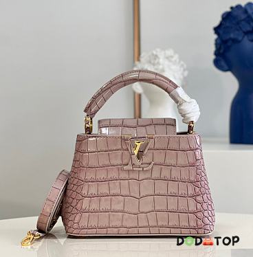 Louis Vuitton Capucines Mini Pink Size 21 x 14 x 8 cm - 1