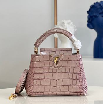 Louis Vuitton Capucines Mini Pink Size 21 x 14 x 8 cm
