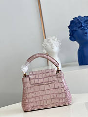 Louis Vuitton Capucines Mini Pink Size 21 x 14 x 8 cm - 5
