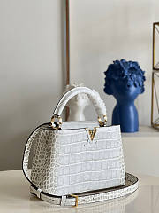 Louis Vuitton Capucines BB White Size 27 x 18 x 9 cm - 4
